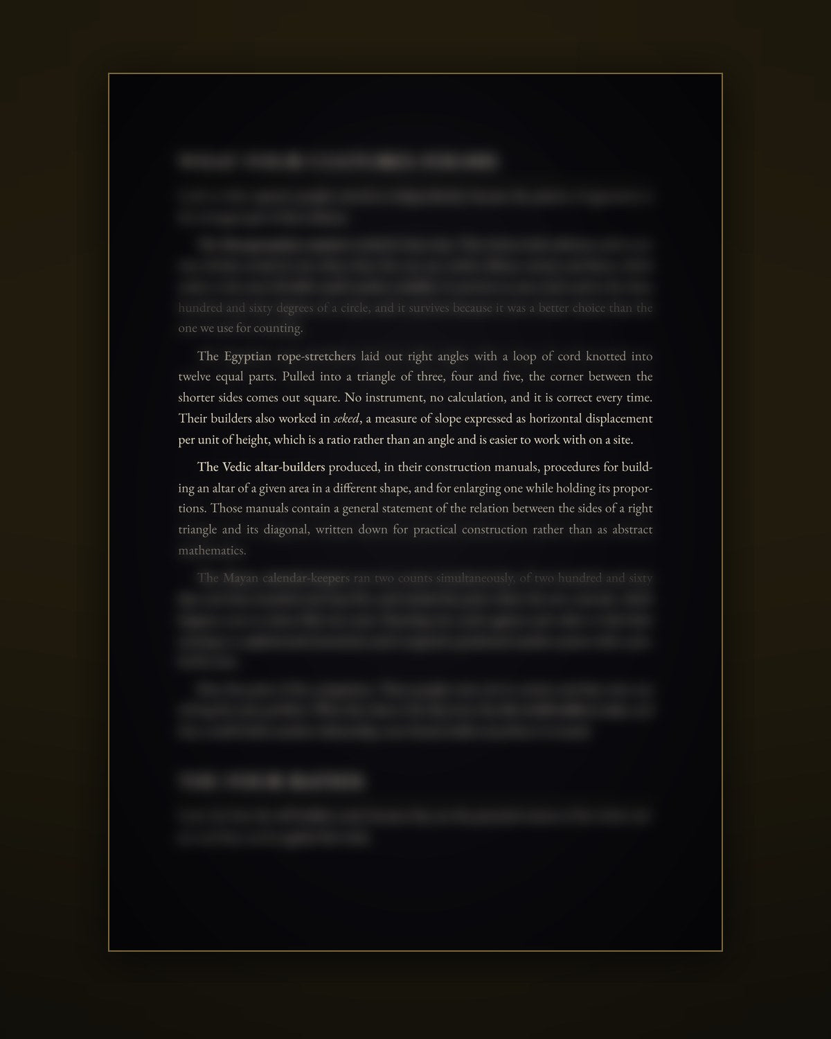 A page of tables