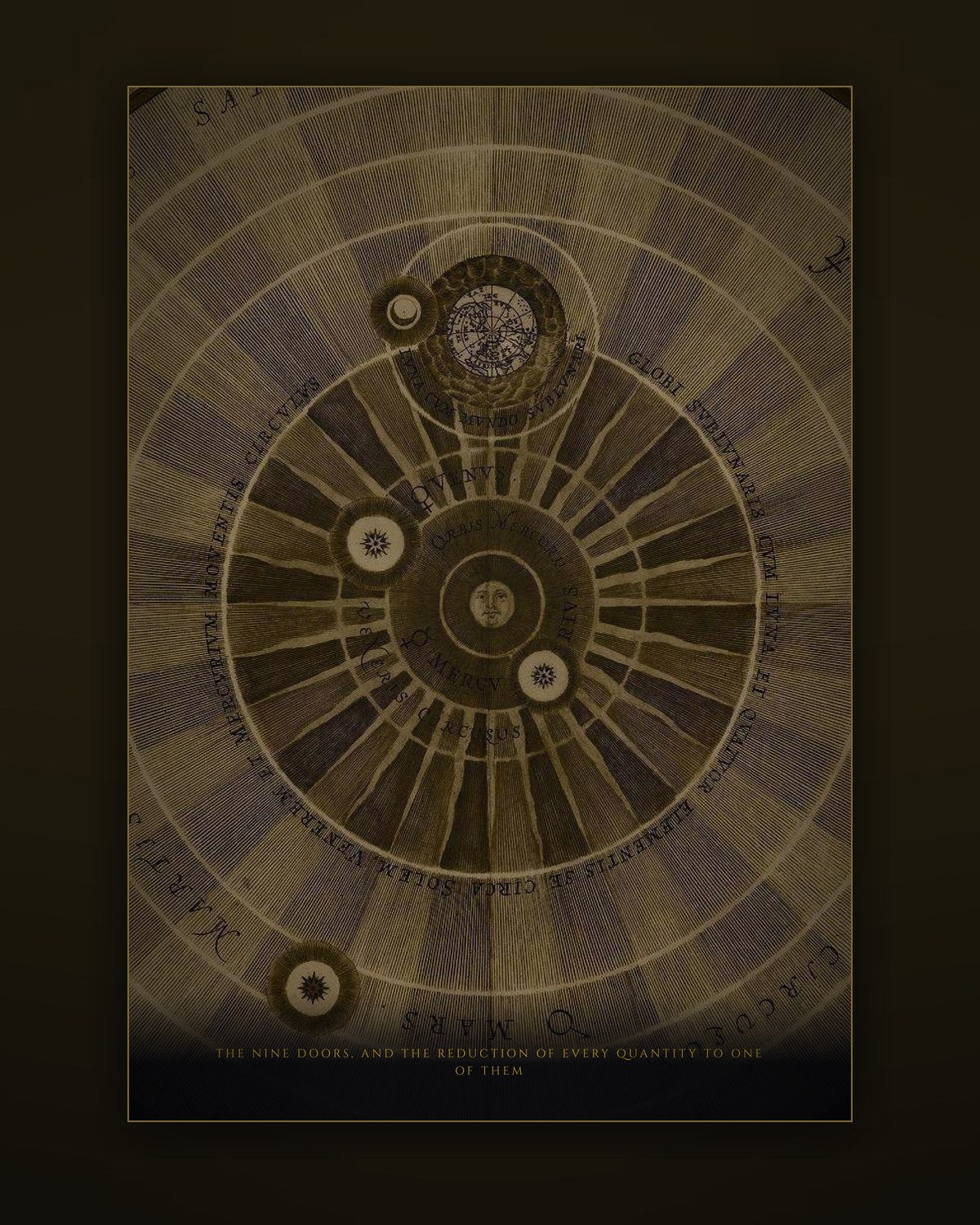 An illustrated plate from inside