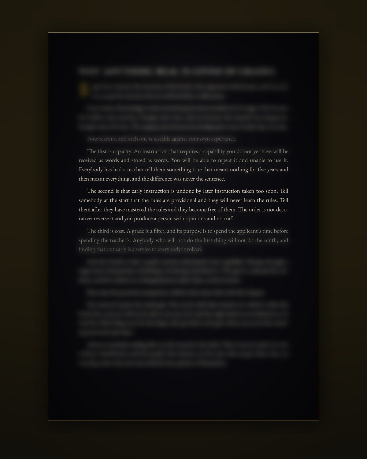 A page of tables