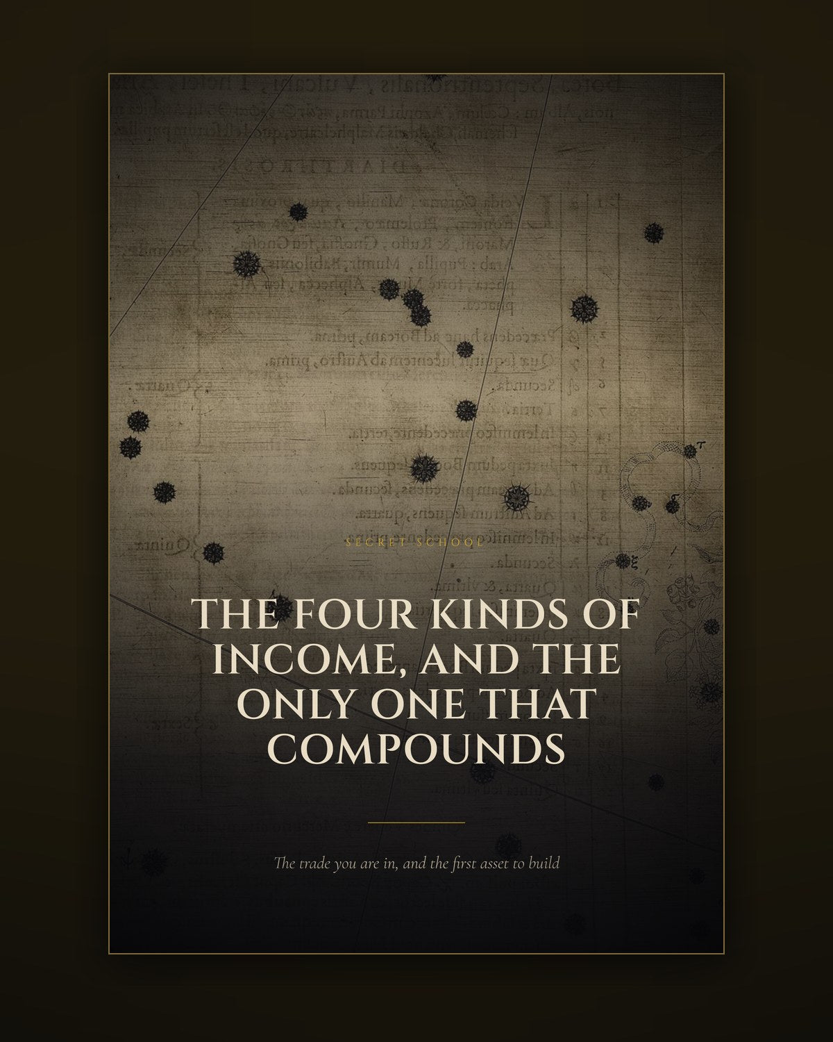 Cover of the illustrated guide to the four kinds of income and which one compounds