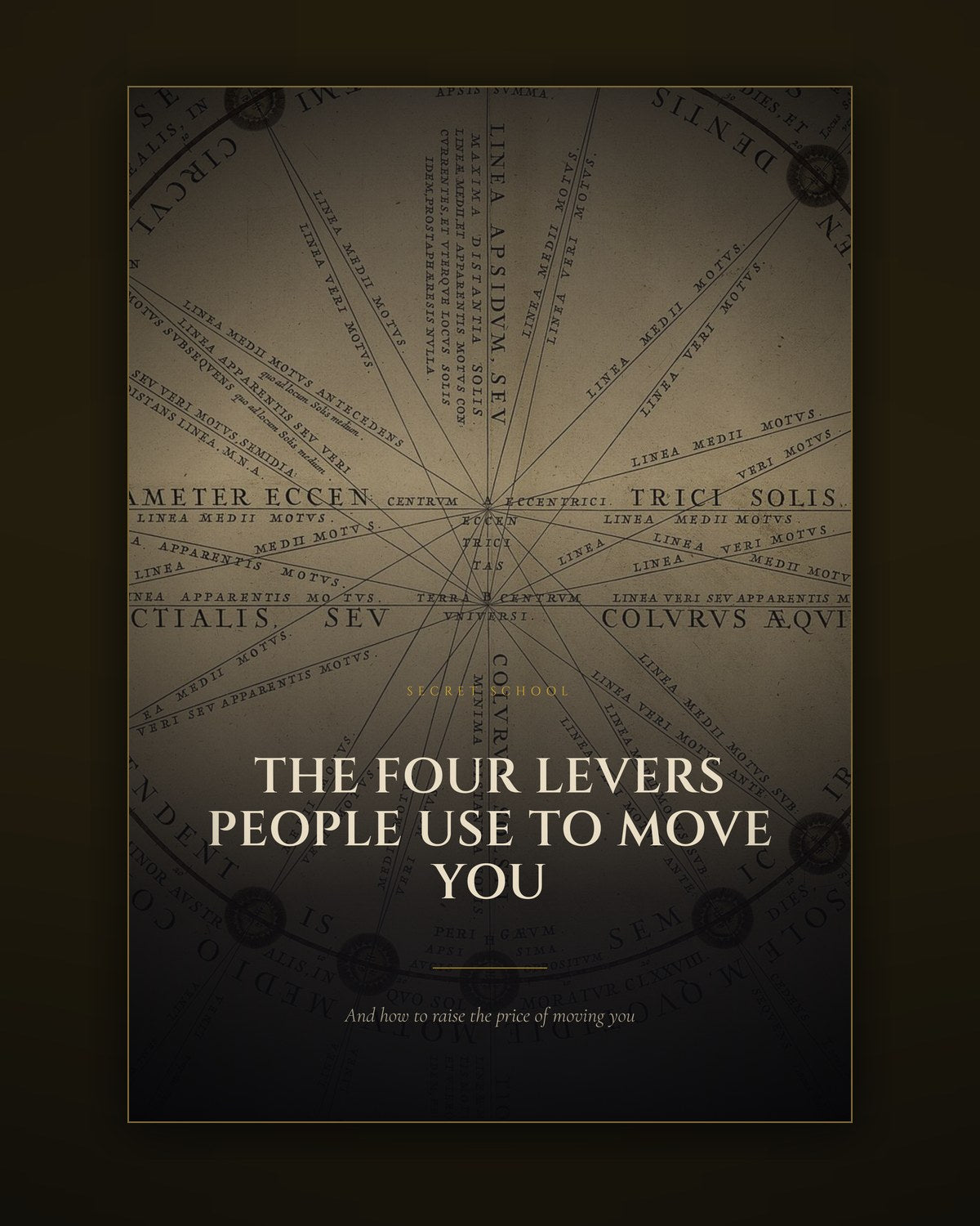 Cover of the illustrated guide to the four levers people use to move you