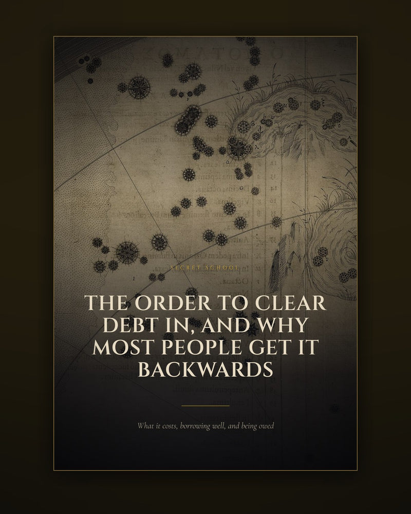 The Order to Clear Debt In, and Why Most People Get It Backwards