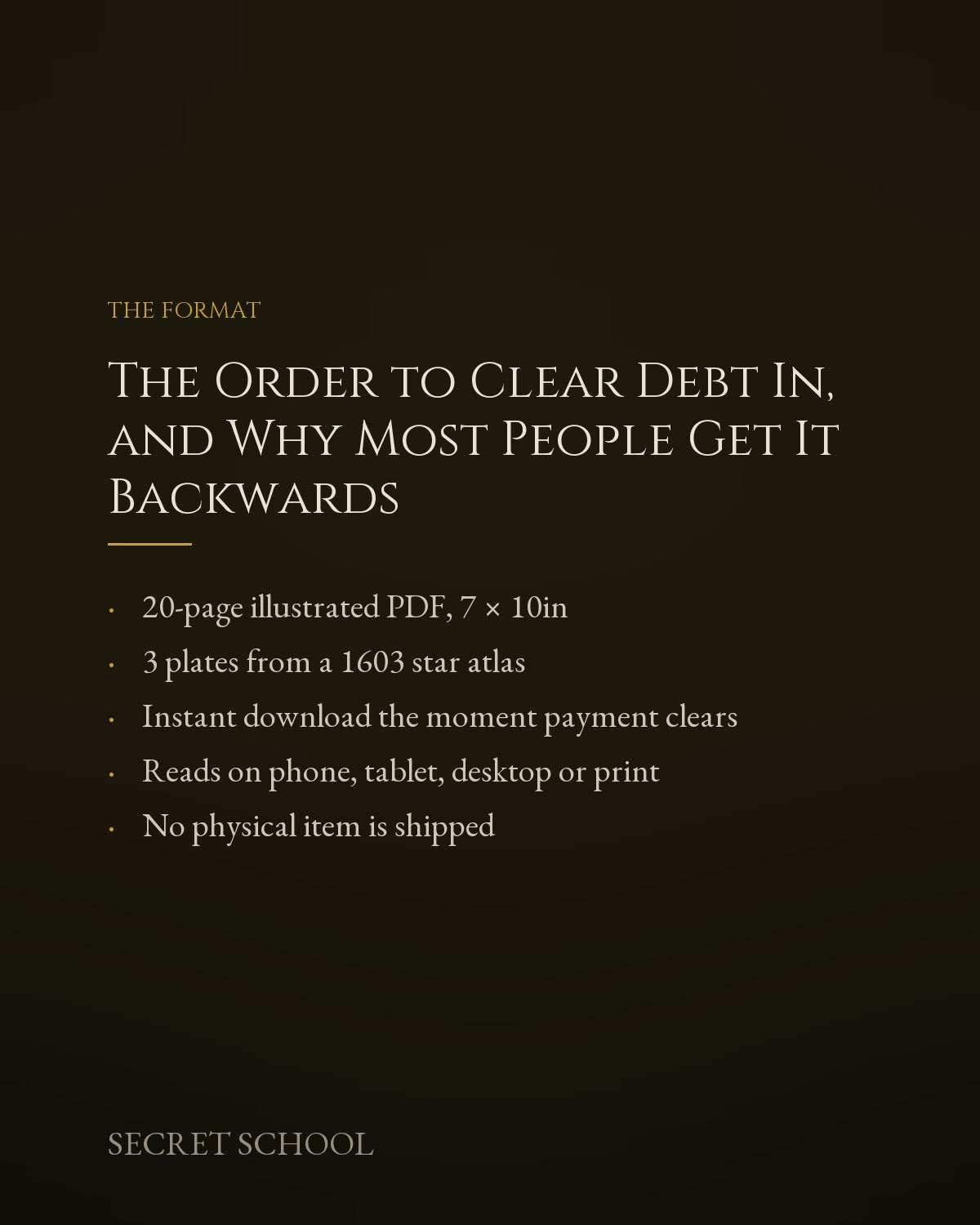 The Order to Clear Debt In, and Why Most People Get It Backwards