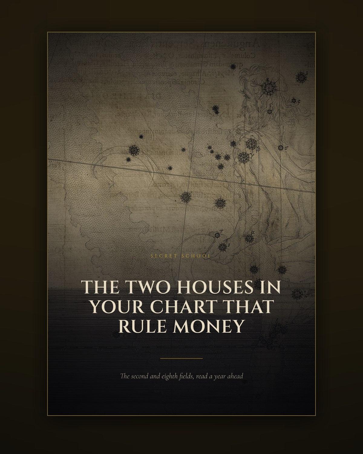 Cover of the illustrated guide to the two houses in a chart that rule money