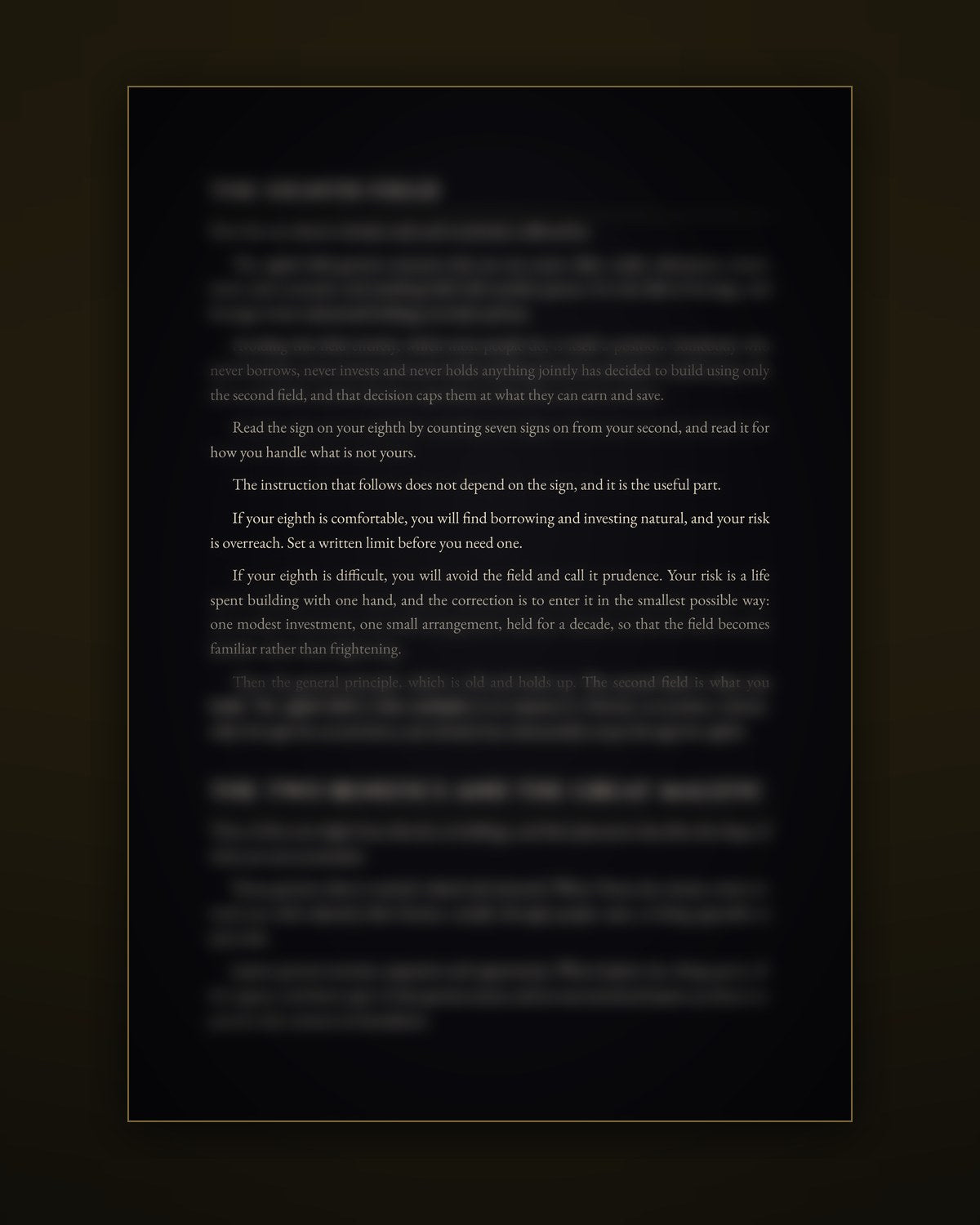 A page of tables