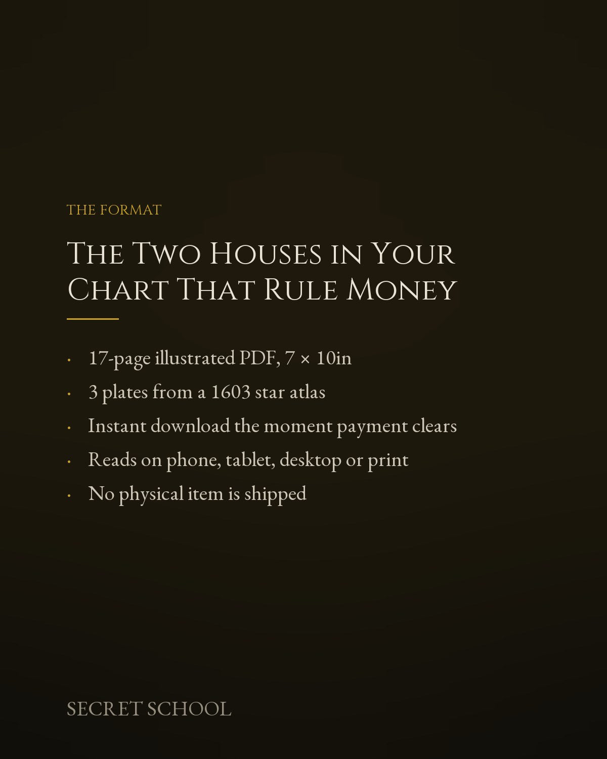 The Two Houses in Your Chart That Rule Money