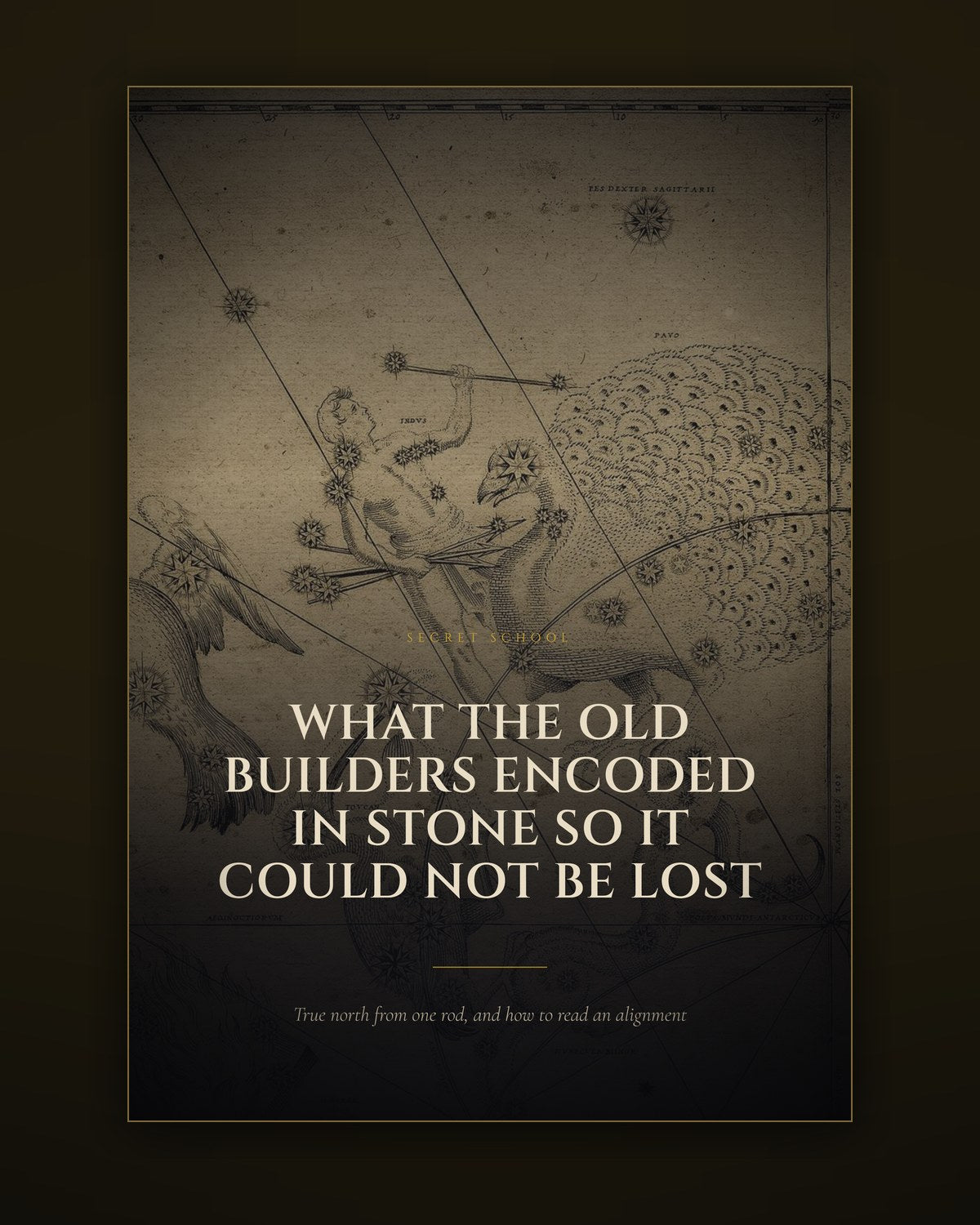 Cover of the illustrated guide to reading alignments and finding true north from one rod