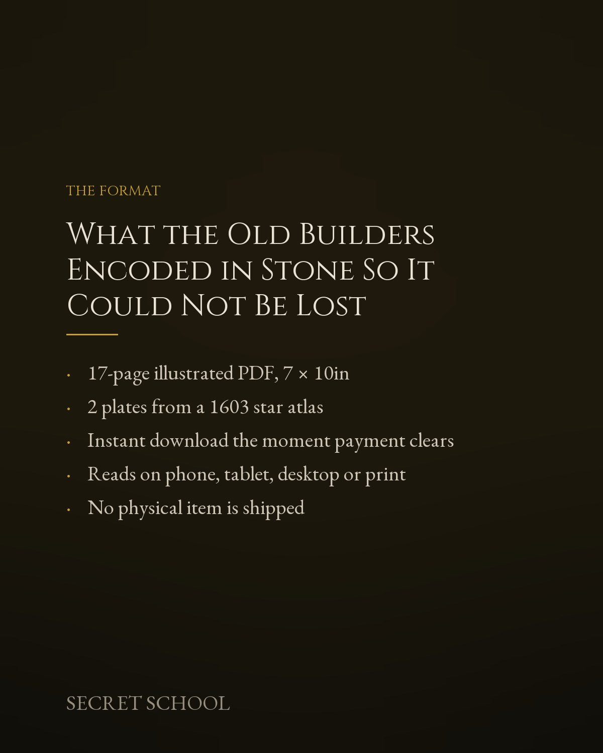 What the Old Builders Encoded in Stone So It Could Not Be Lost