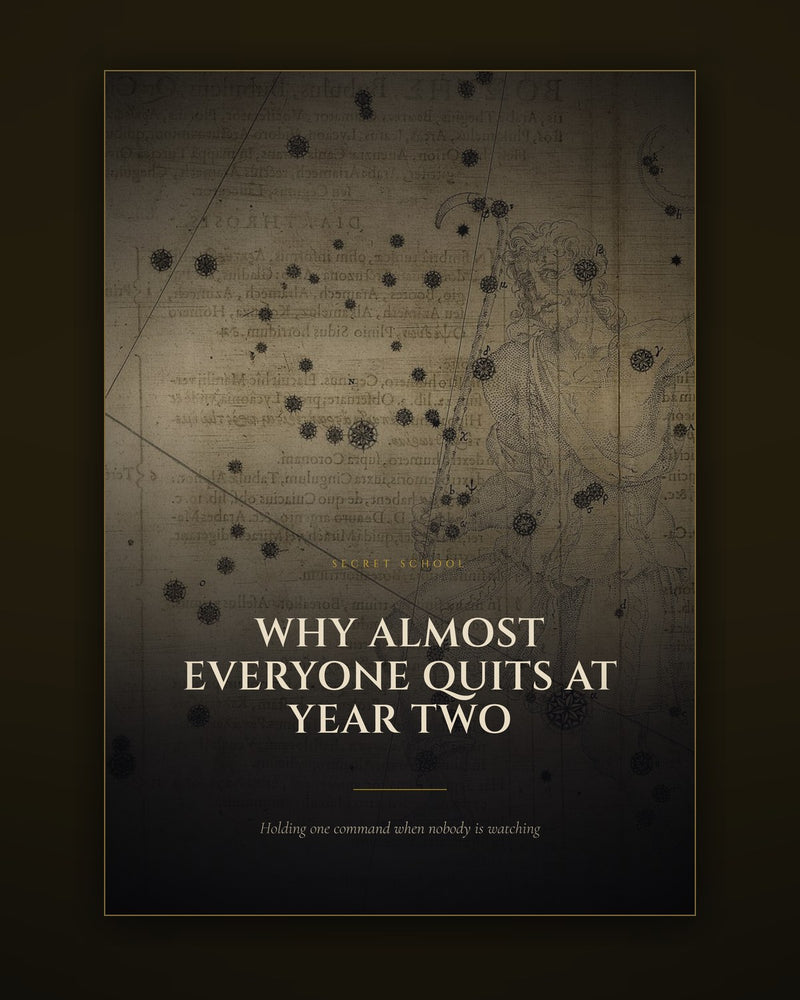 Why Almost Everyone Quits at Year Two
