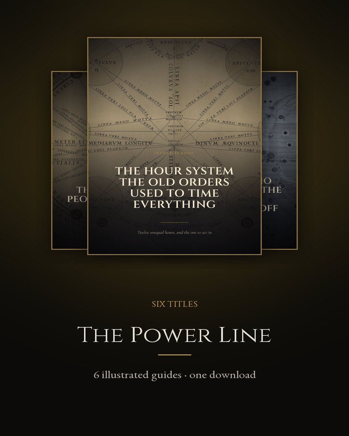 Cover of The Power Line, six illustrated guides on how standing is taken and held