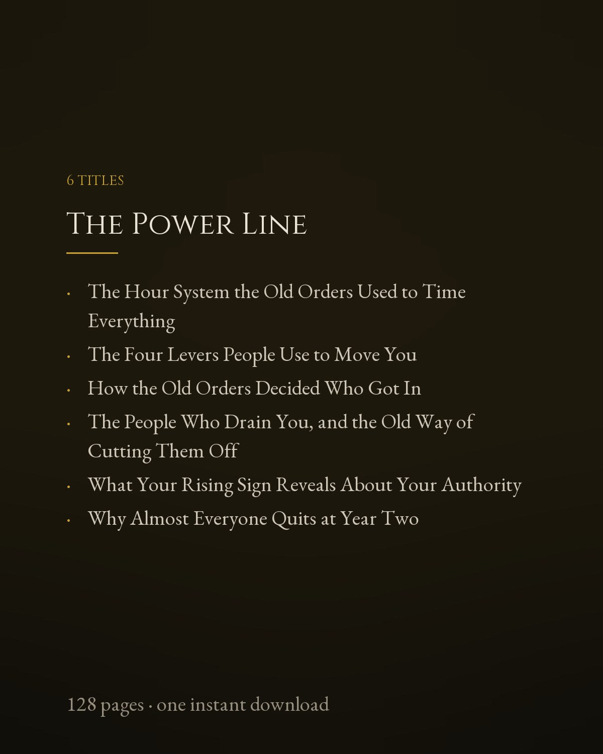 The Power Line