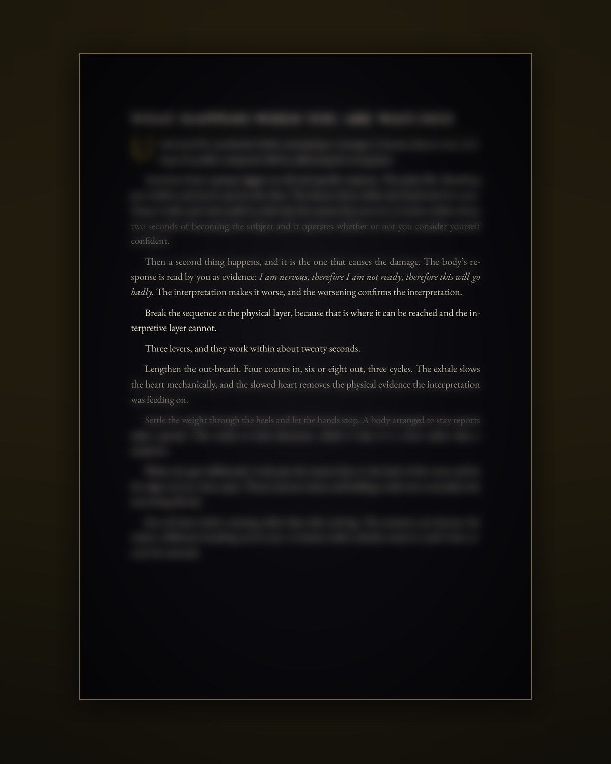 A page of tables