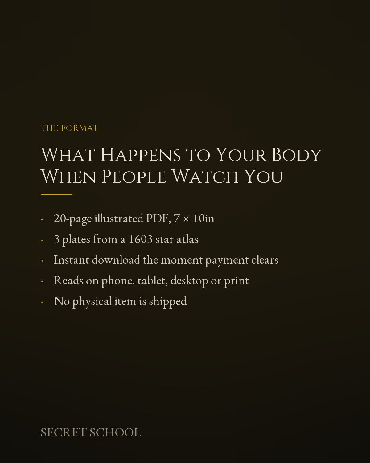 What Happens to Your Body When People Watch You