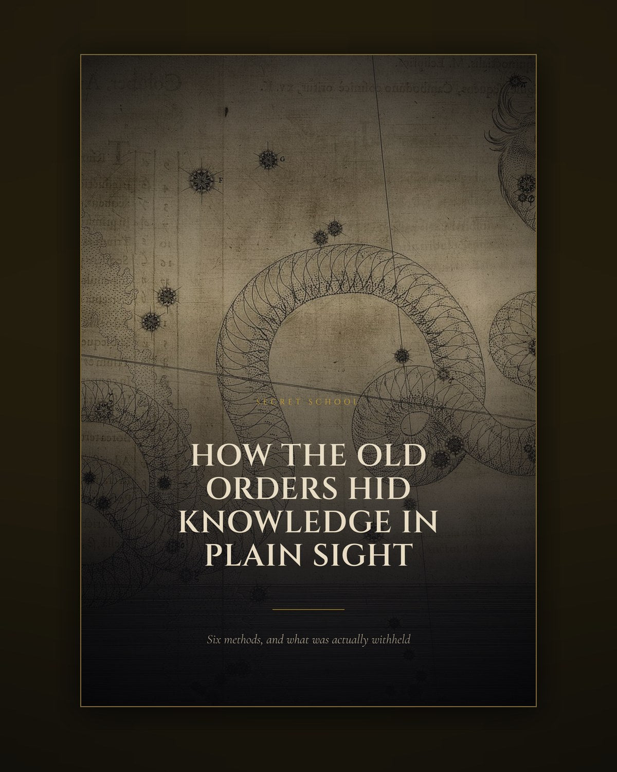 Cover of the illustrated guide to how knowledge was hidden in plain sight