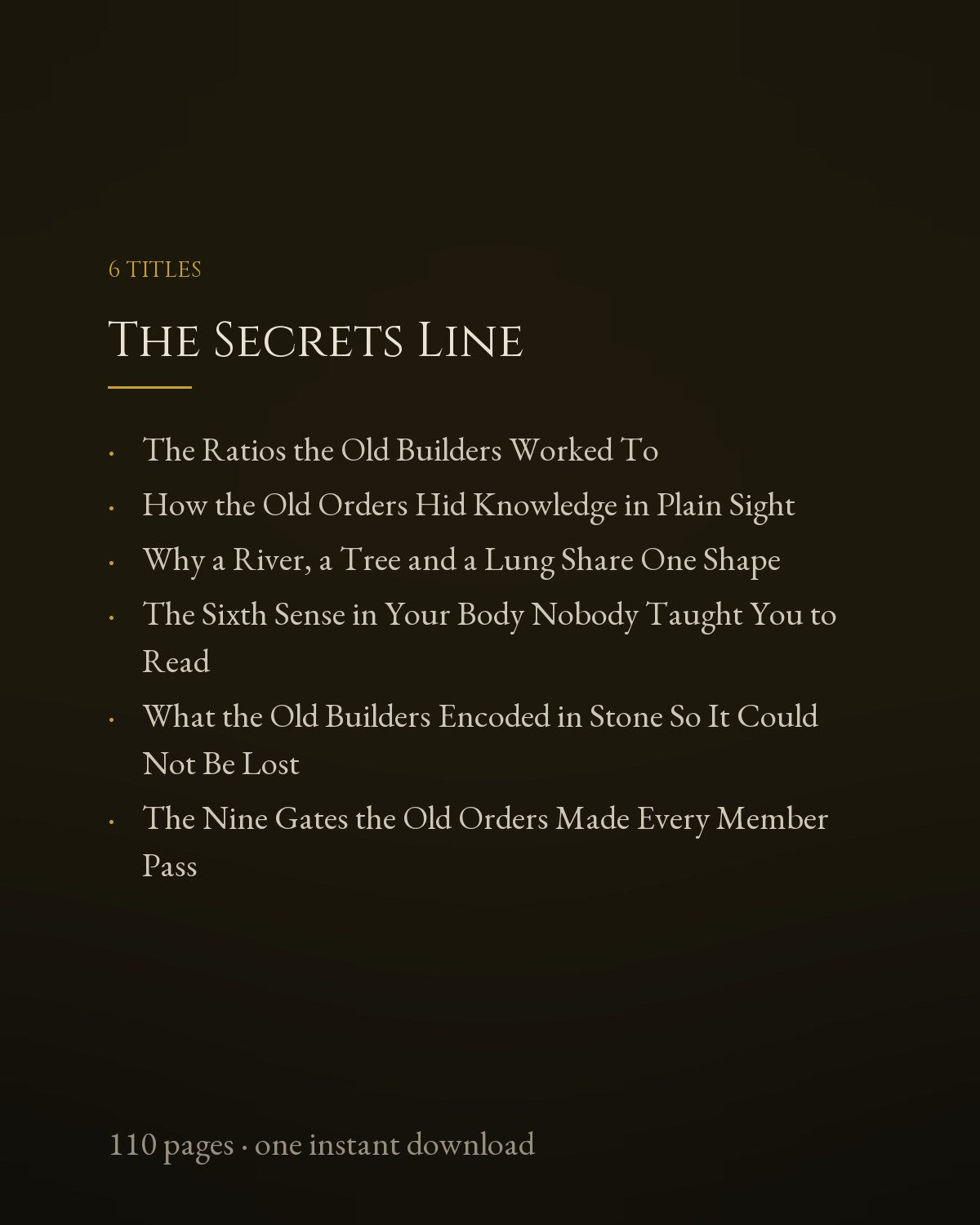 The Secrets Line