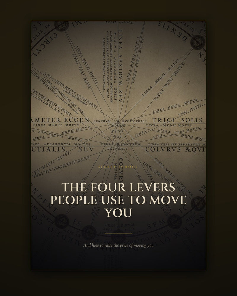 The Four Levers People Use to Move You