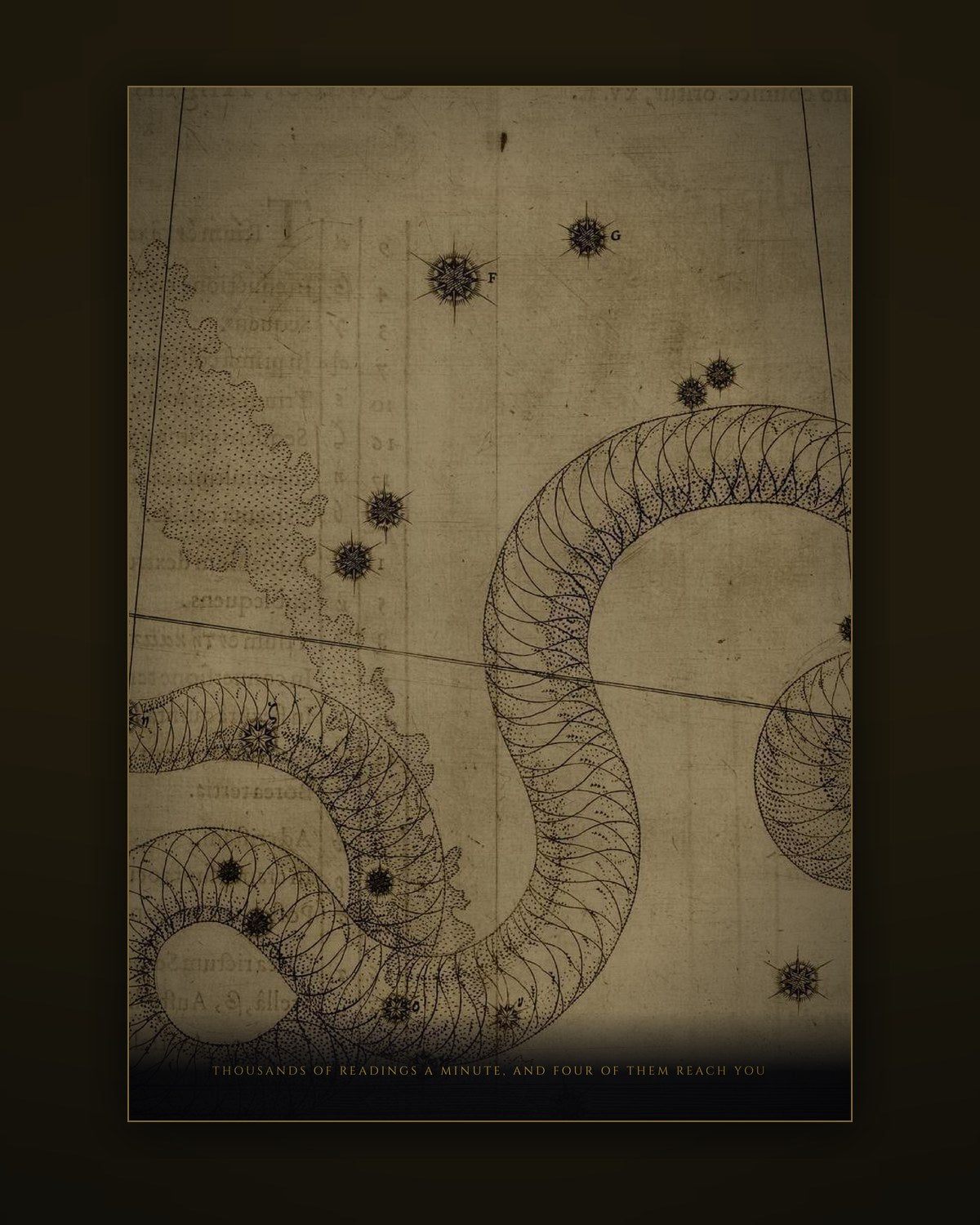 An illustrated plate from inside